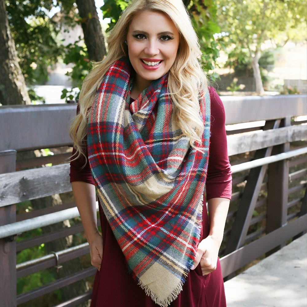 ONLY 2 Left! Multi-color Blanket Scarf